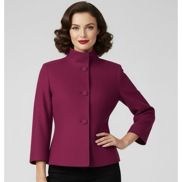 Talbots Jackets & Blazers - vintage style button up wool jacket

Need to down size my closet